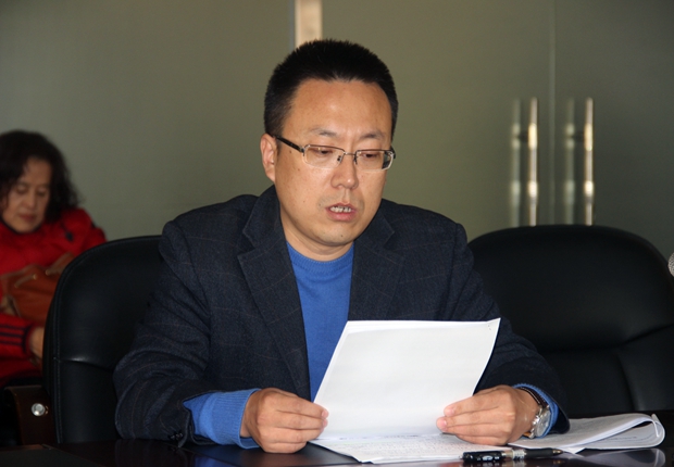 副院长宋辉为后勤系统教职工宣讲